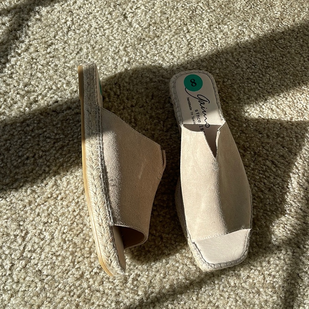 Suede sandals